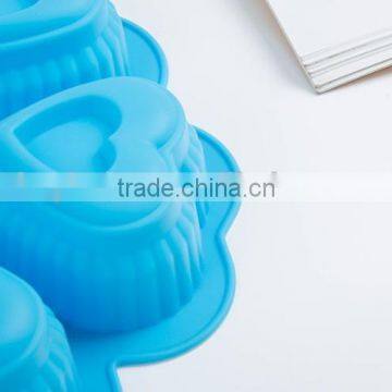 Heart Shaped Cake Candy Jelly Silicone Sugar Craft Mould Mold Baking Pan Tray photo-4