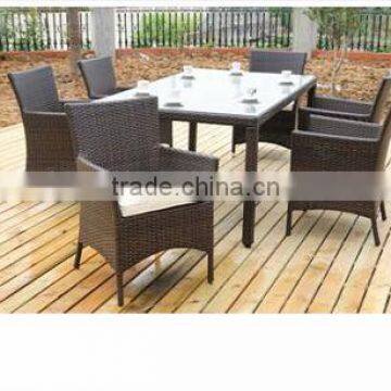 All Weather Rattan Patio Dining Chair Set