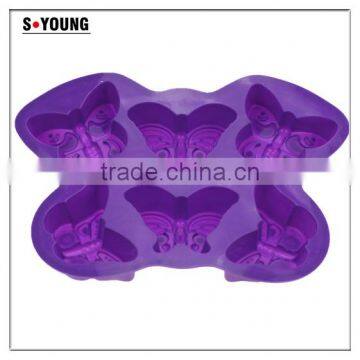 11004 Butterfly Shape Baking Silicon Cake Mould,animal Foot Print Silicone Baking Mould photo-3
