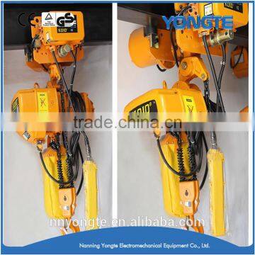 Mini Electric Chain Hois in Bridge Cranes With Plain Trolley photo-5