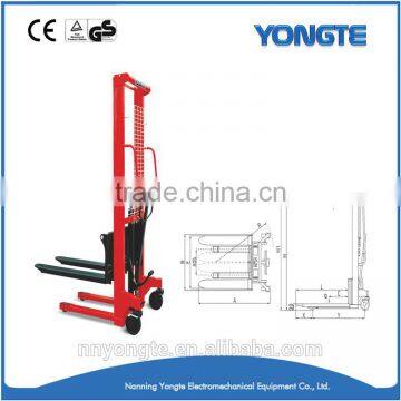 Bottom Price Industrial Good Quality Hydraulic Manual Hand Stacker Forklift photo-5