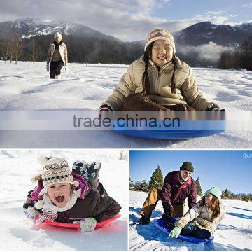 PLASTIC FLYING SAUCER SNOW SLEDS Downhill Pro Disc Winter Saucer Snow Sled Snow Fly photo-2