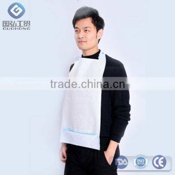 Blue Disposable Plastic Adult Bib / Dental Bib photo-2