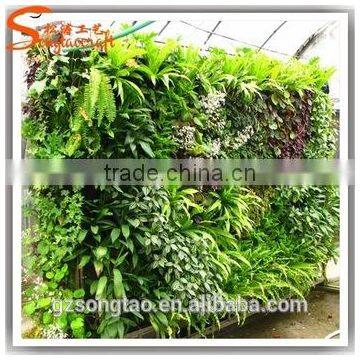 China factory price artificial green grass plant wall for garden