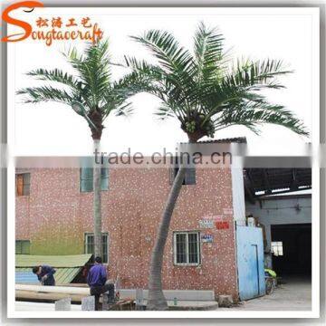 Factory Hot Sale Artificial Coconut Tree Differant Types of Plants and Trees Make Artificial Fake Coconut Palm Tree photo-3