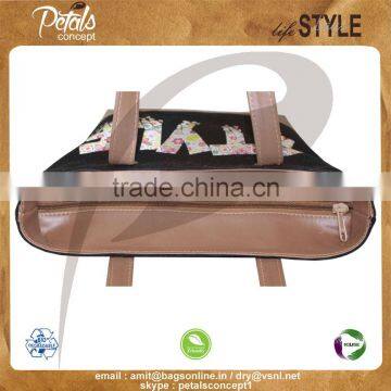 12 oz Dyed Canvas Tote Bag With Eva Padding & Inside Polyester Lining With PU Handle & Bottom With Top Zip Closure photo-4