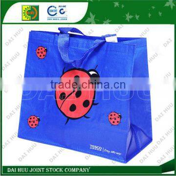 Lamination with BOPP woven shopping tote bag