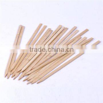 2016 Not Coated Finishing 15cm bamboo flat skewer