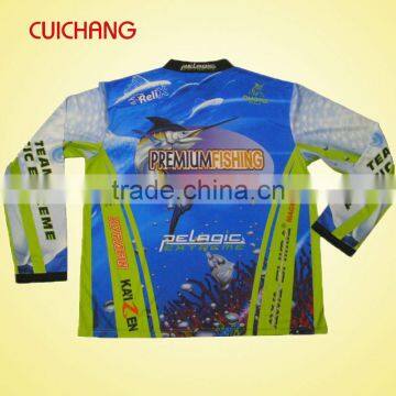 dye sublimation fishing jersey