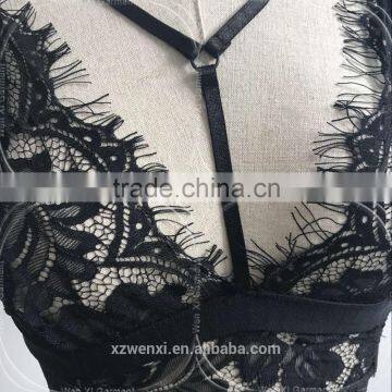 Import Sexy Girls Pictures of Women in Lace Underwear Full Transparent Bra Bra Set