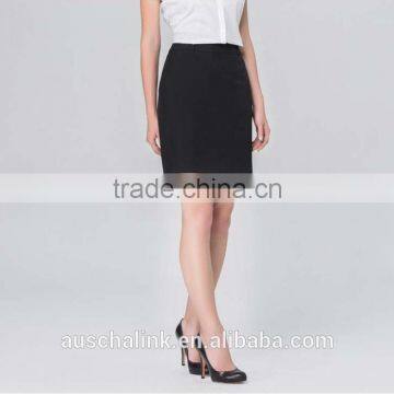 Summer Ladies Custom High Quality Black Office Formal Wear Skirts photo-2