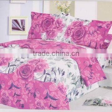 100%polyester digital printed leopard embroidery diamond velvet bedding set