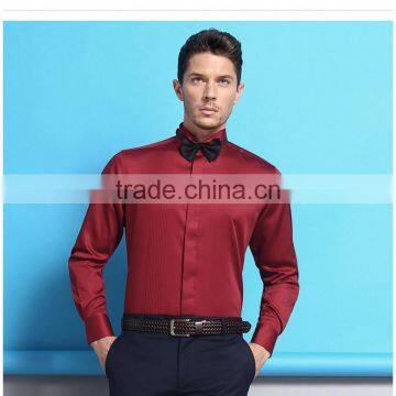 OEM Service American & European Men/boy French Shirts Slim Fit Long Sleeve Shirts photo-4