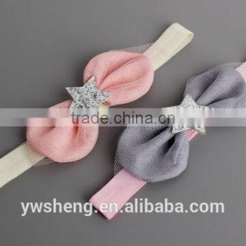 The new Bowknot Star soft baby hair band baby headband hair accessories