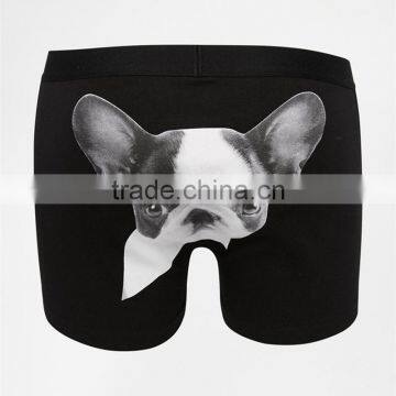 French bulldog print men's cartoon boxer briefs