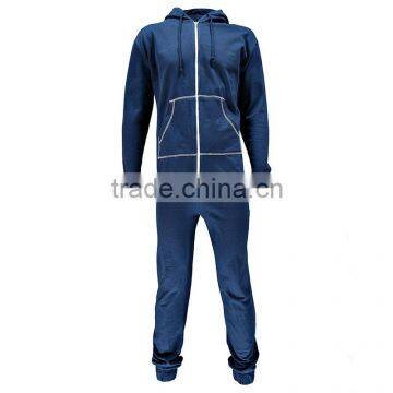 New Arrival Cheap Zipper up Solid Men's Colour Adult Onesie photo-3