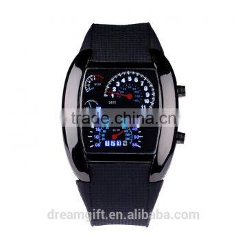 Stock Wholesale 2015 LED Digital Watches Men's Aviation Sector Dashboard Watches Watches Fashion for Men Women Watch