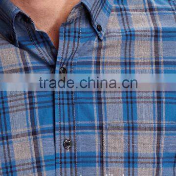 OEM Top Quality Fashion 100% Men Cotton Shirts photo-3