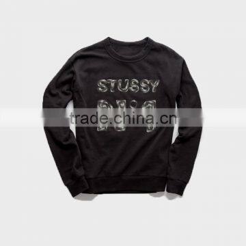 Women Black Hoodies Warm up Suits for Women Sequins Hoddies photo-3