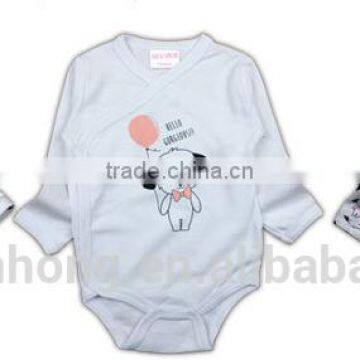 In the Spring and Autumn Winter Cotton Baby Long Sleeve Button