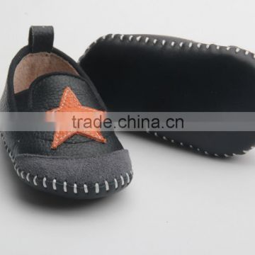 Wholesale Walking Skidproof Genuine Leather Fashion Baby Loafer shoes