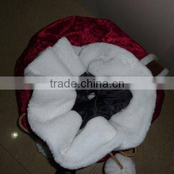 Red/Green Santa Reindeer Felt Christmas Gift Bag photo-6