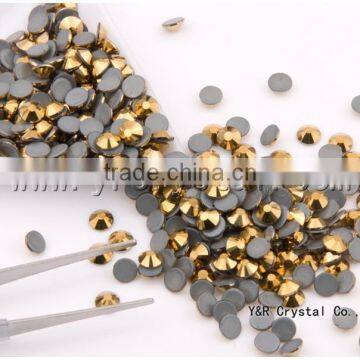 Golden Hot Fix Rhinestone for Cloth Decoration photo-2