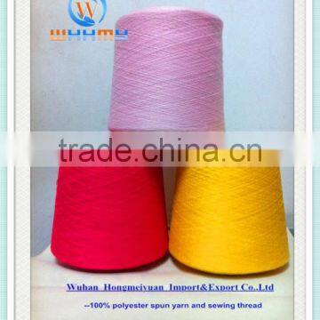 30/2 China Supplier Polyester Dyed Yarn