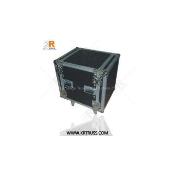 KR TRUSS 10U Standard Rack Case, Flight Case, U Case, Road Case, For load DJ, Mixer, lighting, audio, sound, led, laser, screen