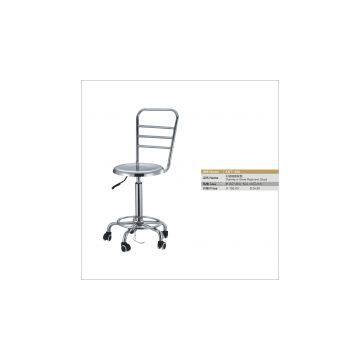 stainless steel high backrest stool