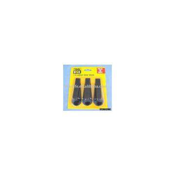 3 Pcs Rubber Door Stopper Set