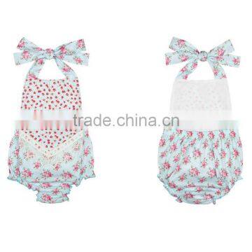 Summer baby clothing floral bubble baby romper boutique M6100306