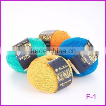 China wholesale cashmere merino wool blended hand knitting yarn