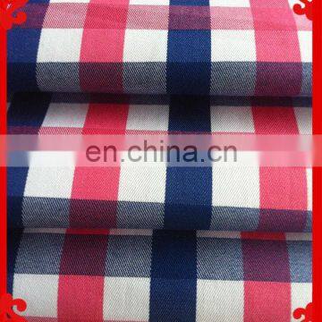 2015 latest Italy check design pattern cotton silk finished camouflage fabric