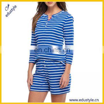 Wholesale Summer 3/4 Sleeve/Shorts Ladies Pyjamas And Sleepwear