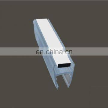 PVC Magnetic Shower Door Seal for 180 Degree Glass Doors