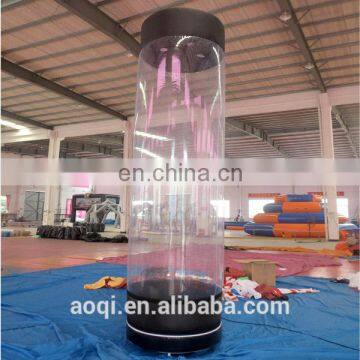 Outdoor advertising tubes inflatable column