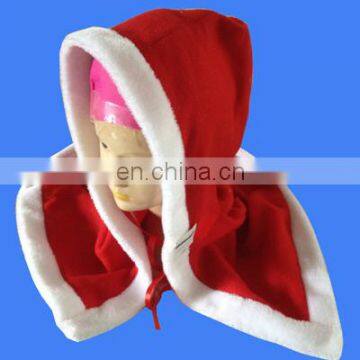 Red Adult Miss Claus Mini Cape Woman's Christmas Capelet