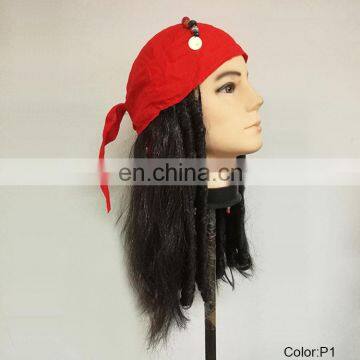 Party Pirate Red Scarf Wigs MW-010 photo-2