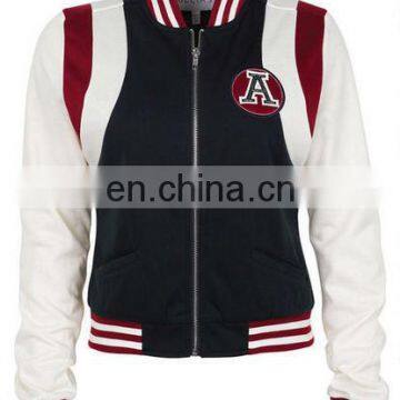 Cotton fleece Varsity jacket