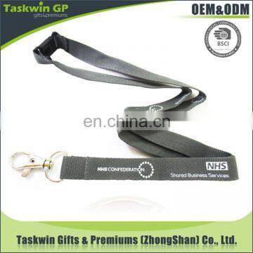 Sign attachment polyester lanyard single custom lanyard with promotional logo