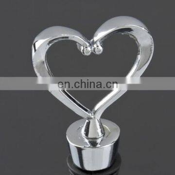 Promotion Wedding Valentines Gift Heart Shape Red Wine Champagne Bottle Stopper photo-4
