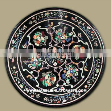 Marble Stone Inlay Table Top with Nice Quality