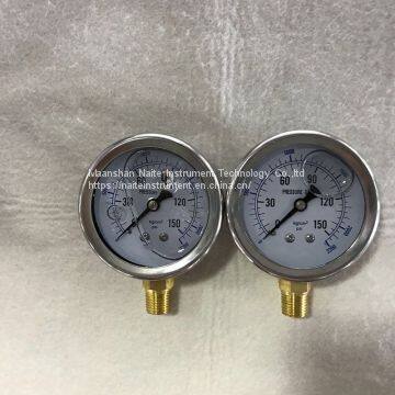 2.5 Inch Face Stainless Steel Glycerin Filled Pressure Gauge photo-5