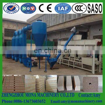 Compressed Wood Blocks Making Machines Wood Chip Block Machine photo-2