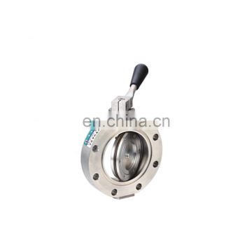 EVP high vacuum Pneumatic and Electric butterfly valve