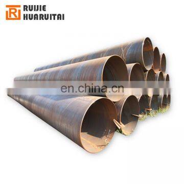 spiral welded 400mm diameter steel pipe spiral tube black steel