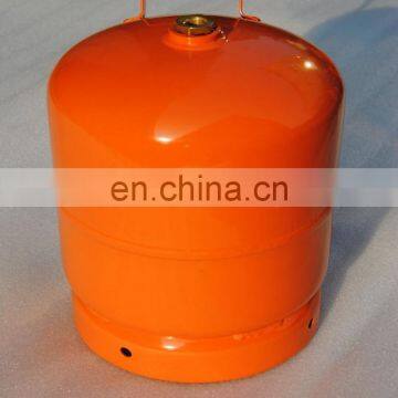 JG 3kg Cooking Gas Cylinder with Brass Valve,Nigeria Empty LPG Gas Cylinder