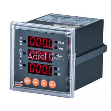 Three phase LED Multifunction Reactive Power Meter PZ72-E4