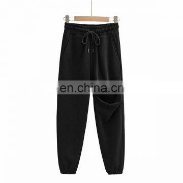 Wholesale Custom Print Hot Casual Street Wear Pants Sports Cotton Joggers For Women photo-4
